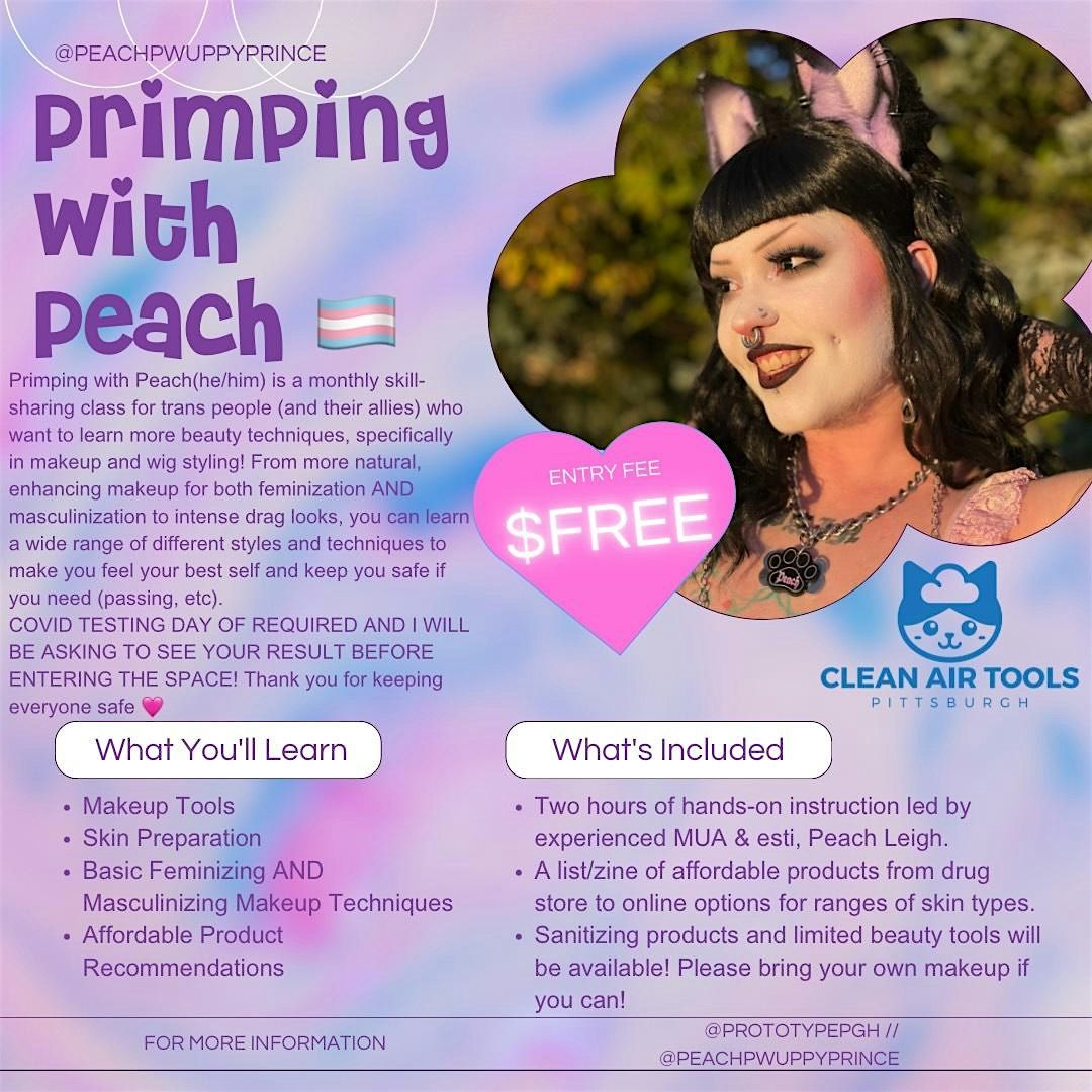 Primping with Peach (Beginners Makeup) x Oakland, 14 December | Event in Pittsburgh | AllEvents