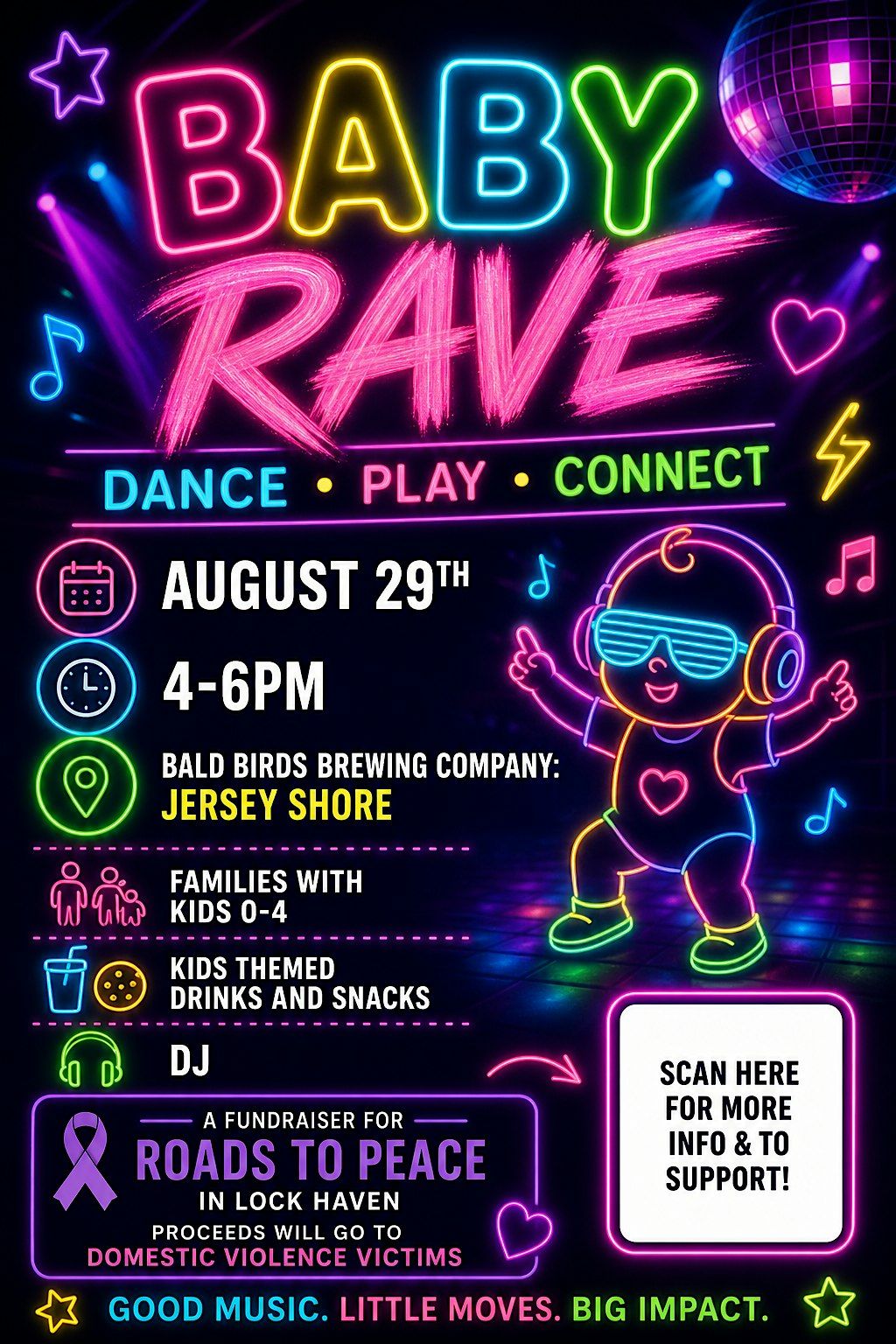 Baby Rave, Bald Birds Brewing Company - Jersey Shore, 29 August 2026 ...