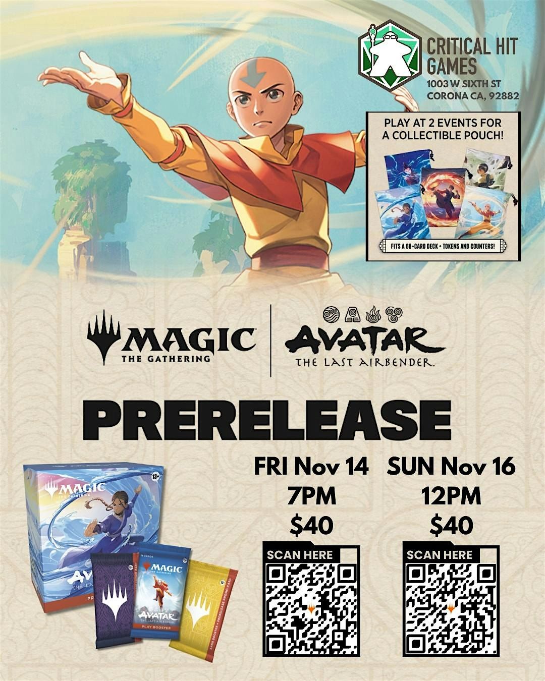 Magic: The Gathering  Avatar: The Last Airbender | Event in Corona | AllEvents