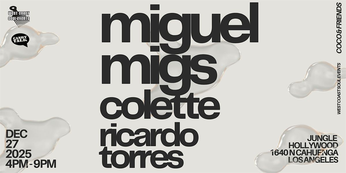 Miguel Migs, Colette and Ricardo Torres at Jungle Hollywood, 27 December | Event in Los Angeles | AllEvents