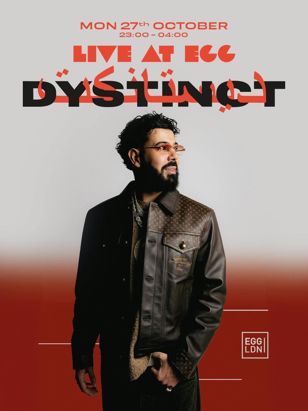 Live at EGG W/ Dystinct, 27 October | Event in London | AllEvents