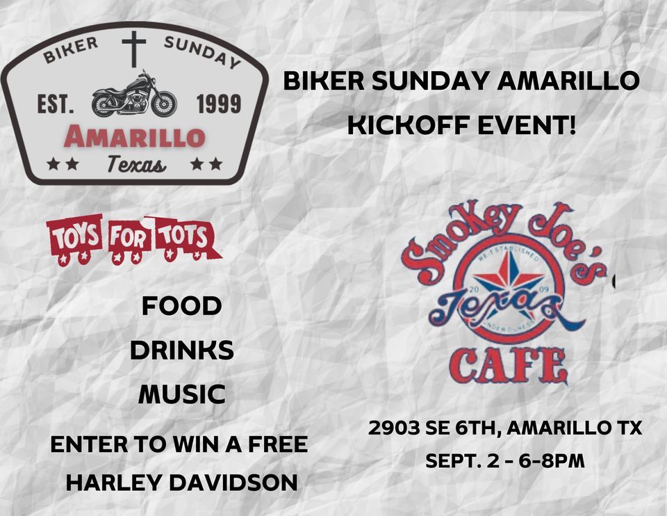 BIKER SUNDAY KICKOFF, Smokey Joe's on Route 66, Amarillo, 2 September