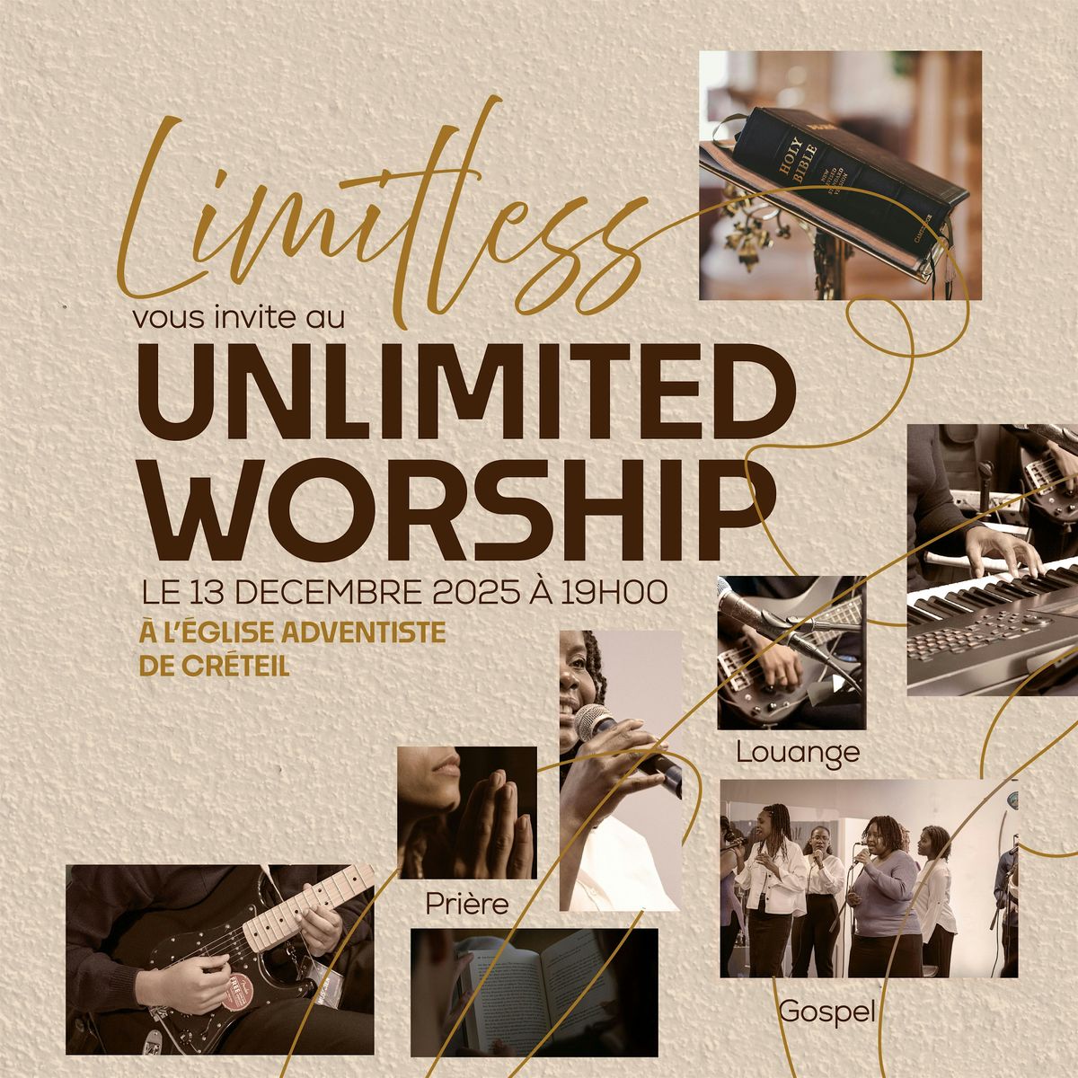 UNLIMITED WORSHIP, 13 December | Event in Créteil | AllEvents