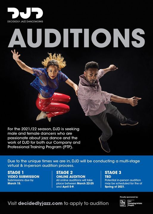 Djd Auditions 2021 2022 Calgary Decidedly Jazz Danceworks Calgary April 10 2021 Allevents In Calgary Events May 5 2022