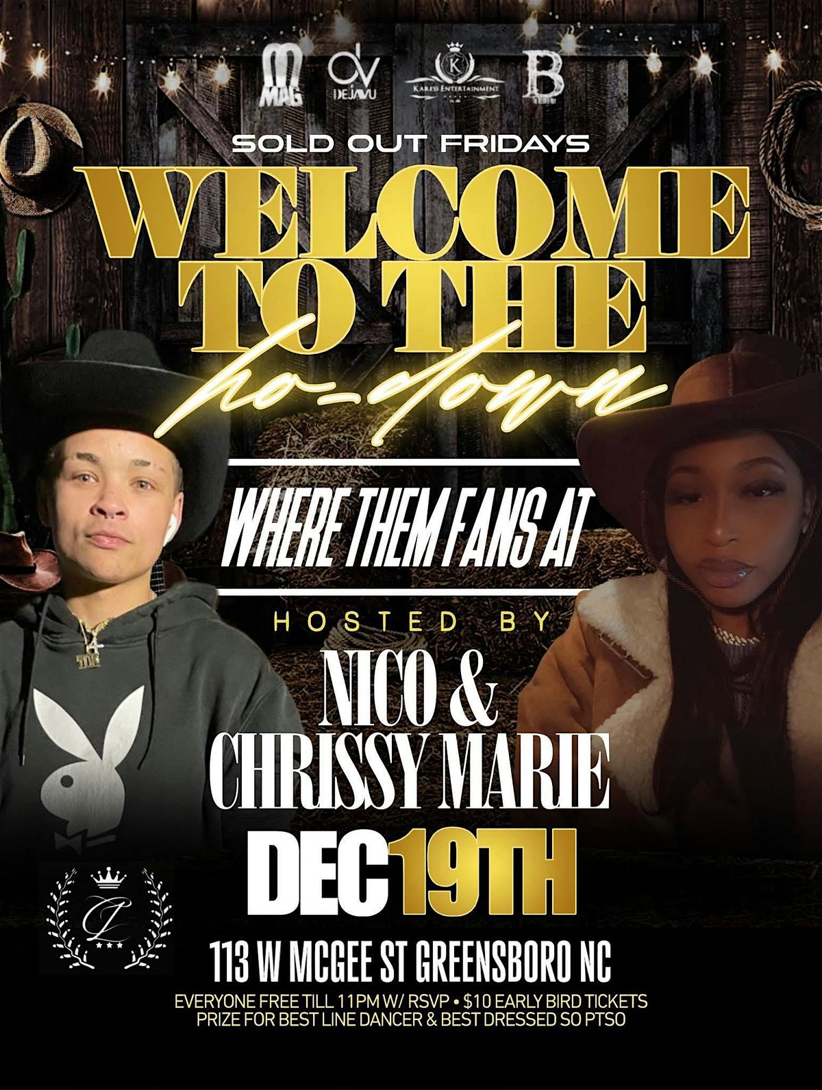 Welcome To The Ho-Down, 19 December | Event in Greensboro | AllEvents