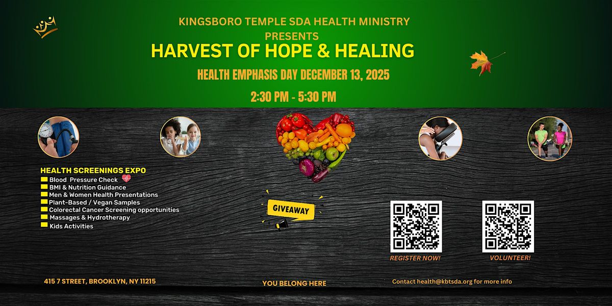 HEALTH EMPHASIS & SCREENINGS, 13 December | Event in Brooklyn | AllEvents