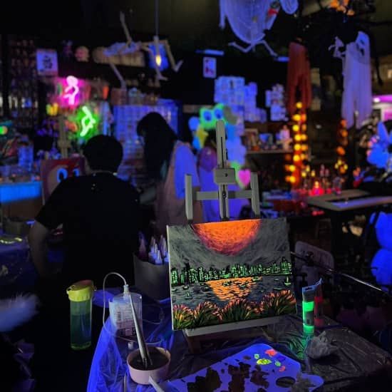 Neon Paint and Sip Workshop, 14 August | Event in Alexandria | AllEvents