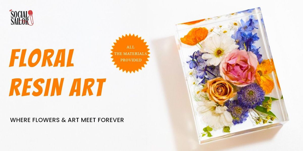 Floral Resin Art Date