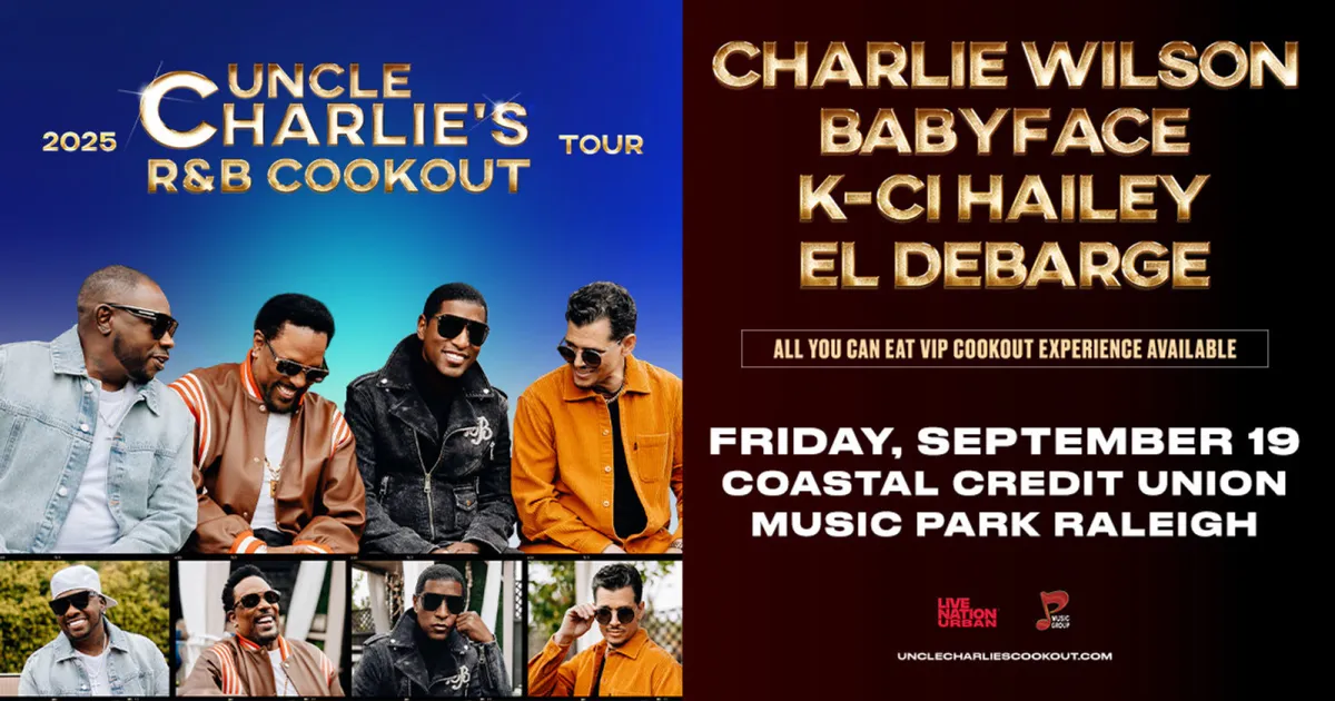 Parking Charlie Wilson with Babyface, K-Ci, El DeBarge, 14 September | Event in Philadelphia | AllEvents