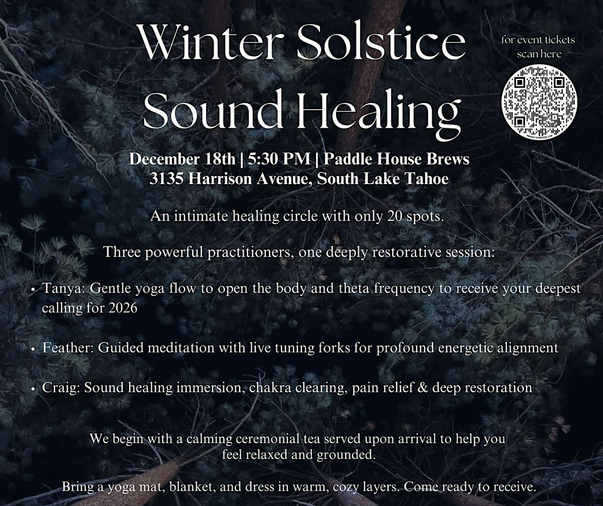 Solstice Sound Journey, 18 December | Event in South Lake Tahoe | AllEvents