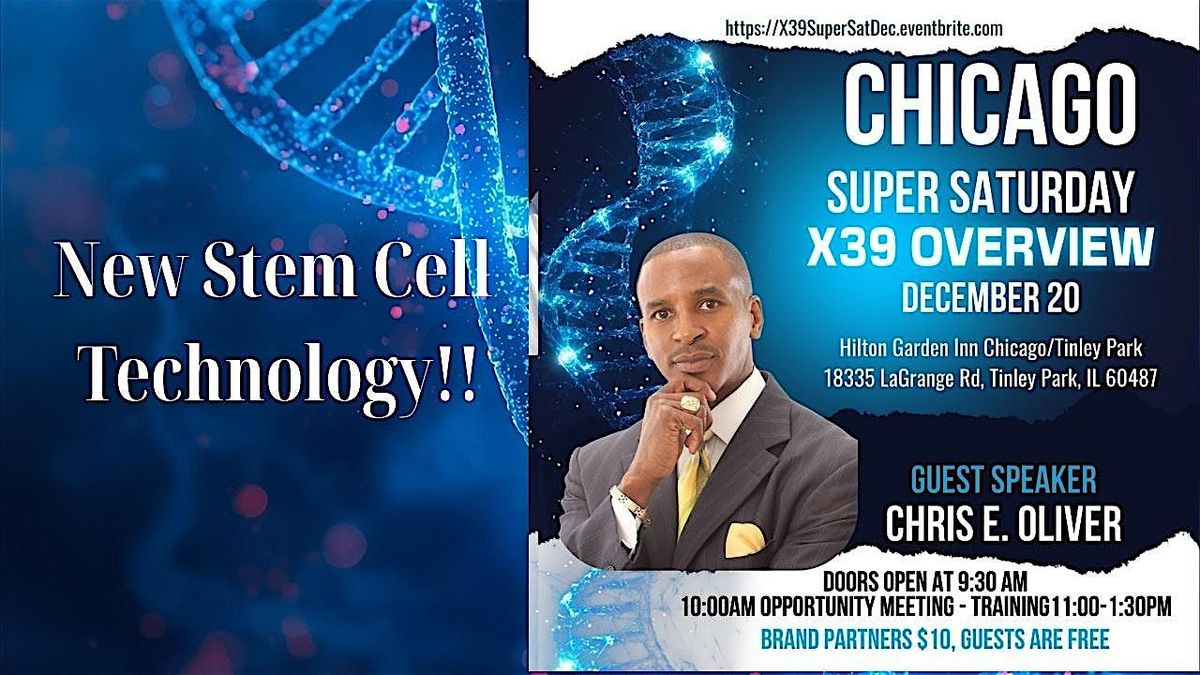 X39™ Wellness Breakthrough: Super Saturday with Chris E. Oliver, 20 December | Event in Tinley Park | AllEvents
