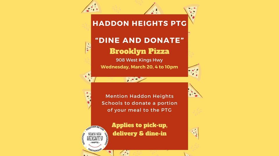 Dine and Donate Brooklyn Pizza , Brooklyn Original Pizzeria, Haddon