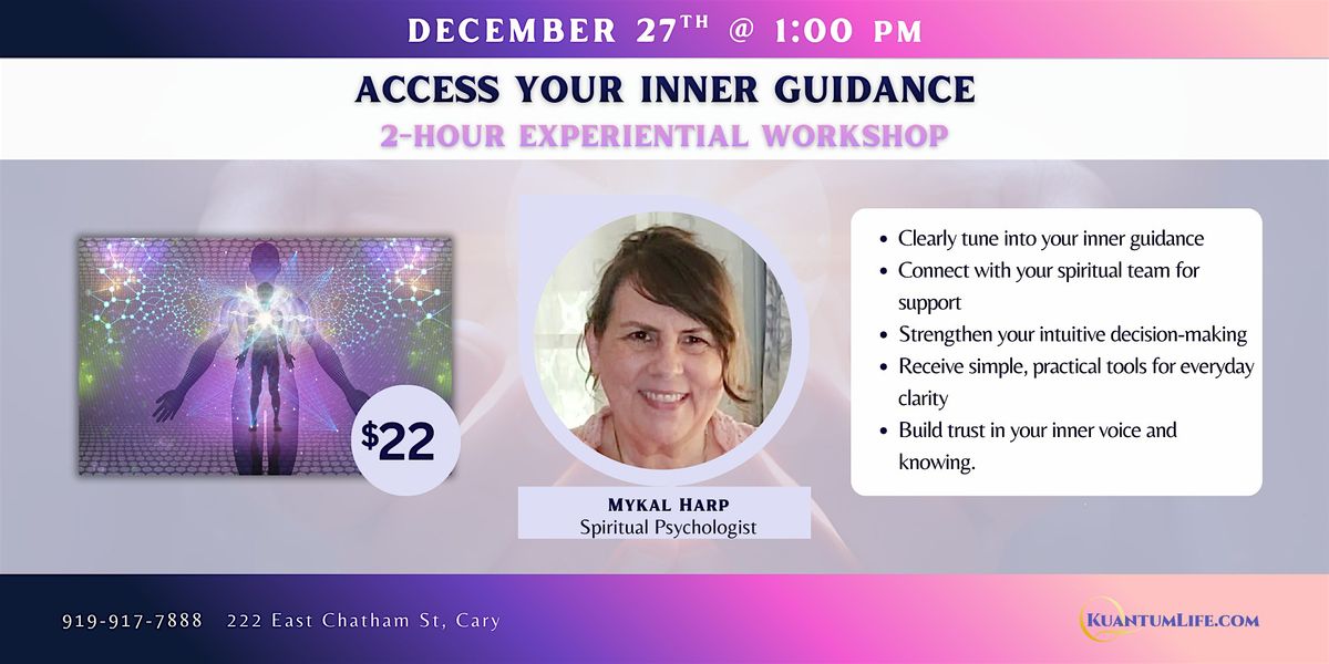 Access Your Inner Guidance, 27 December | Event in Cary | AllEvents