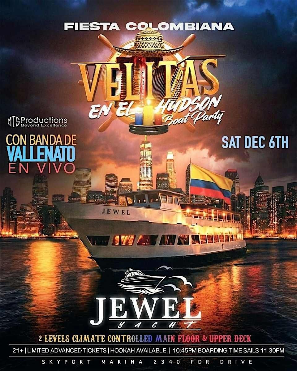 Velitas en el Hudson Colombian Boat Party NYC | NYC Events Guide, 6 December | Event in New York | AllEvents