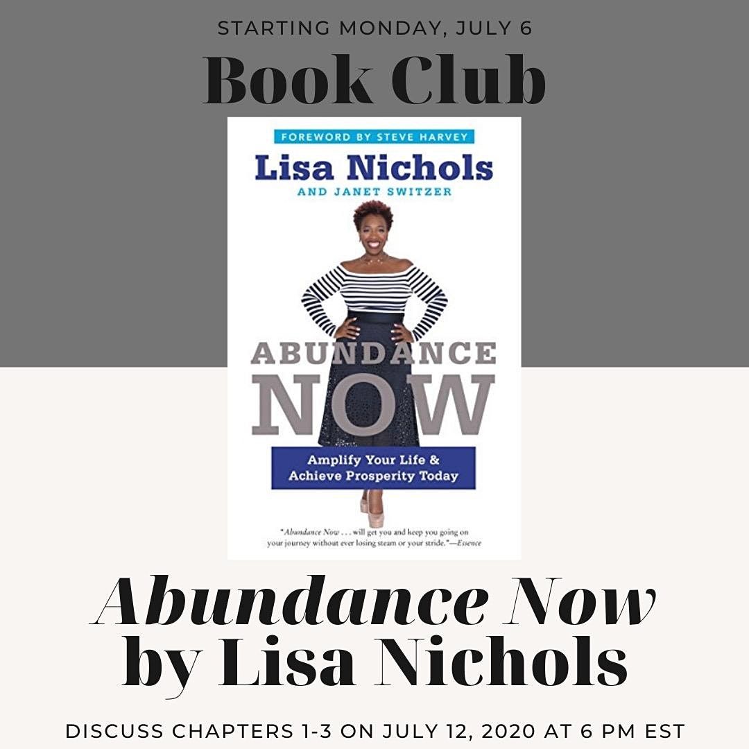 Free Book Club Abundance Now By Lisa Nichols On Allevents In