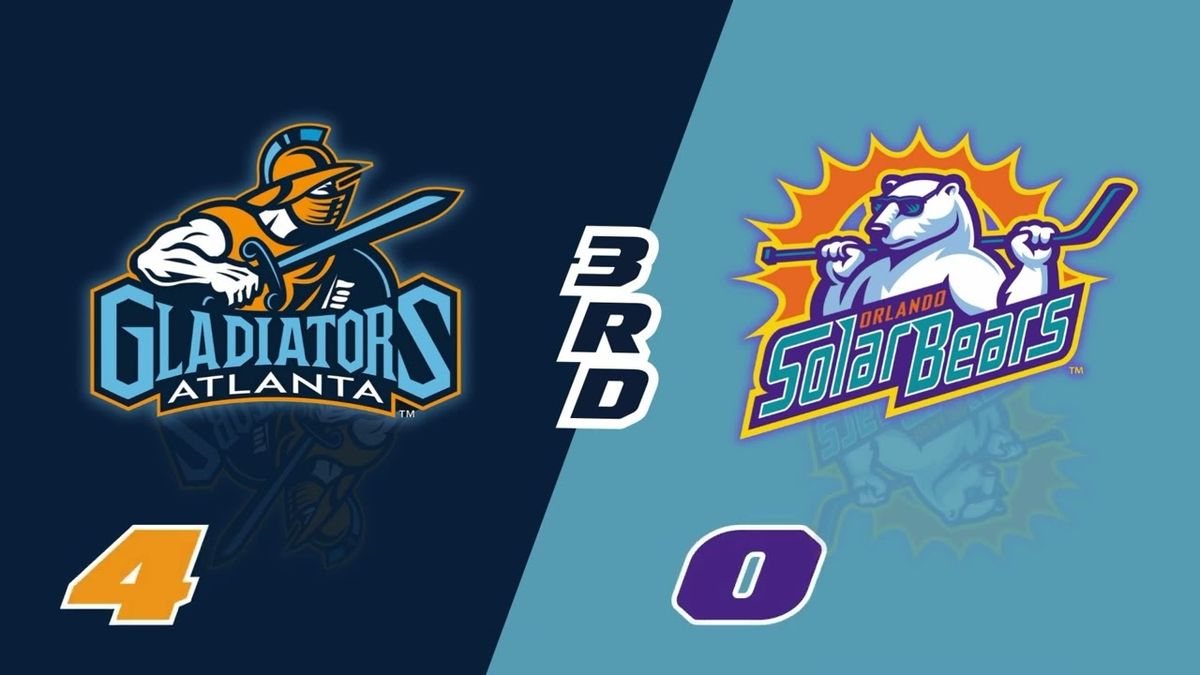 Atlanta Gladiators vs. Orlando Solar Bears, 25 March | Event in Duluth | AllEvents