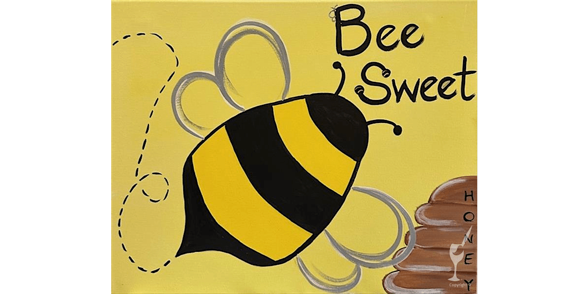 Honey Bee - Paint and Sip in Houston | Classpop!TM