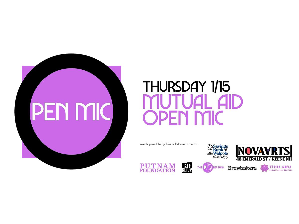 Mutual Aid Open Mic Night!, 15 January | Event in Keene | AllEvents
