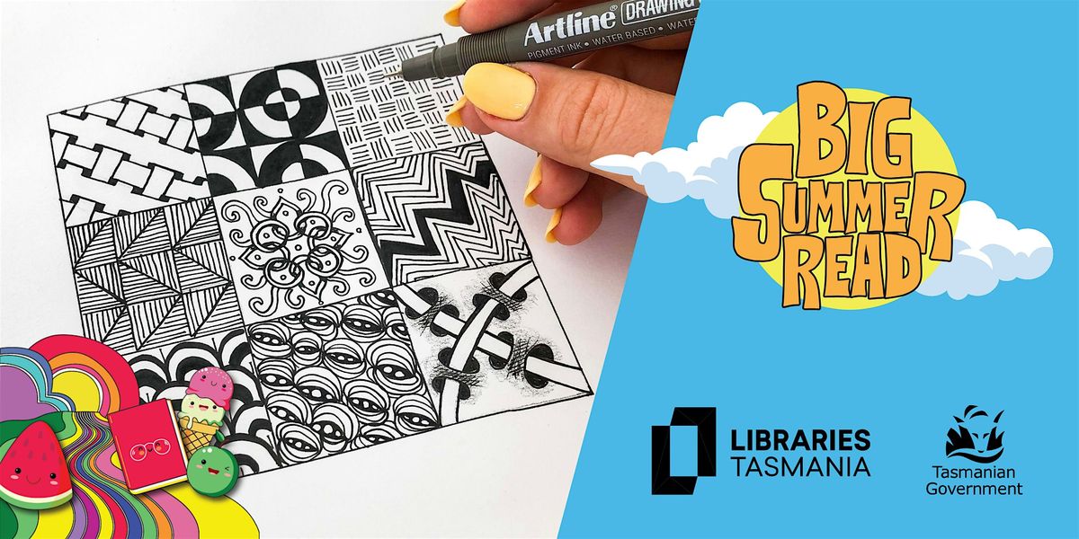 Zentangle Bookmarks at Queenstown Library