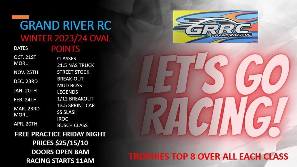 Morl season final and Grrc points race 6, Grand River RC, Grandville