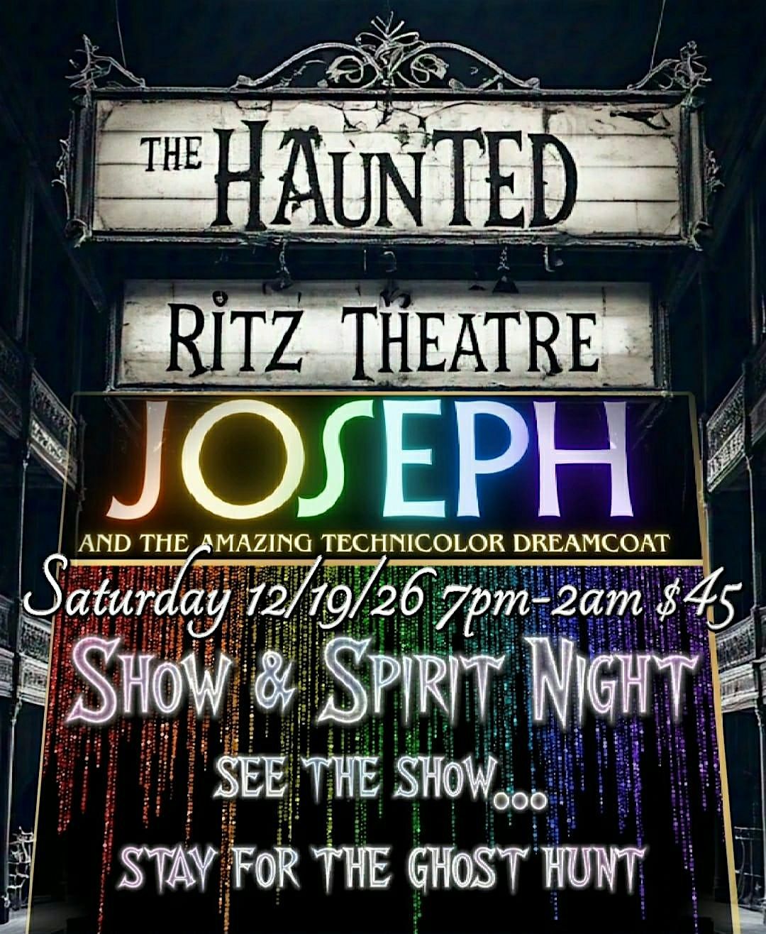 JOSEPH & THE AMAZING TECHNICALCOLOR DREAM COAST SHOW & SPIRIT NIGHT, 19 December | Event in Haddon Township