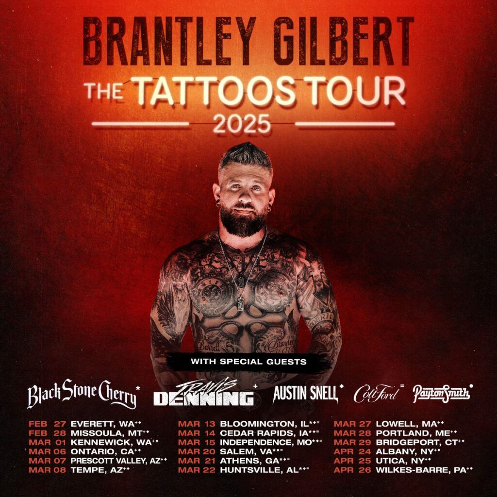 Brantley Gilbert, 22 August | Event in Essex Junction | AllEvents