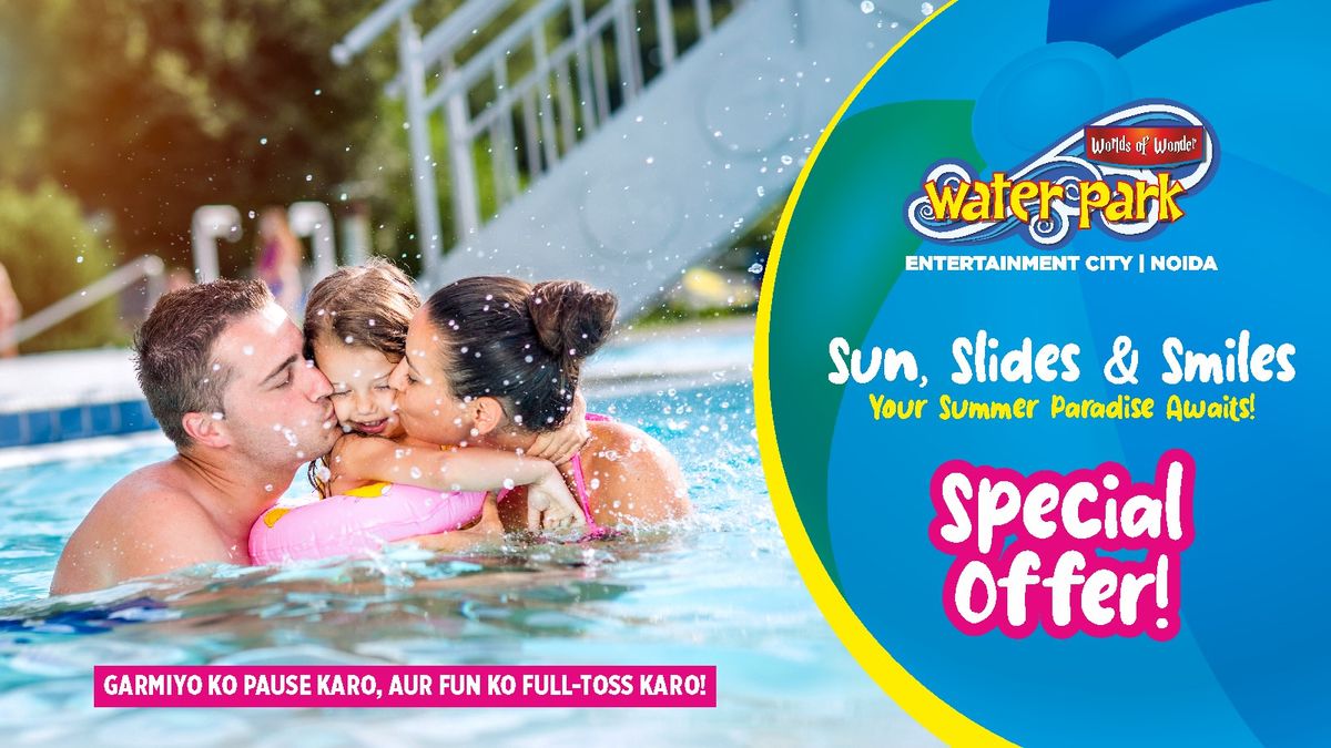 Worlds of Wonder (WOW) - Water Park, 15 July | Event in Noida | AllEvents