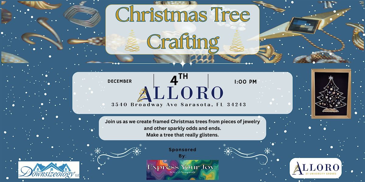 Create a Christmas Tree from Sparkly Odds & Ends | Event in Sarasota | AllEvents
