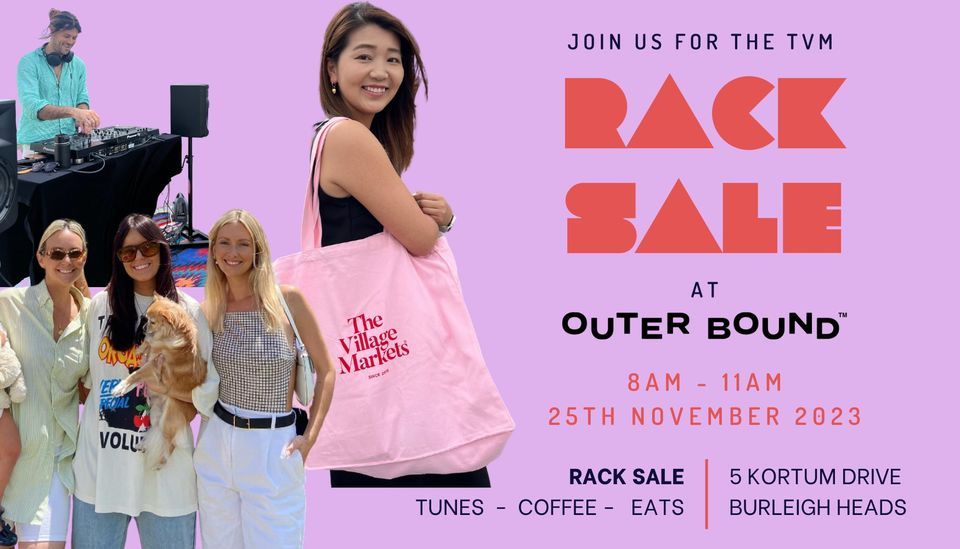 TVM Popup Rack Sale, Burleigh Heads, QLD, Australia, 25 November 2023