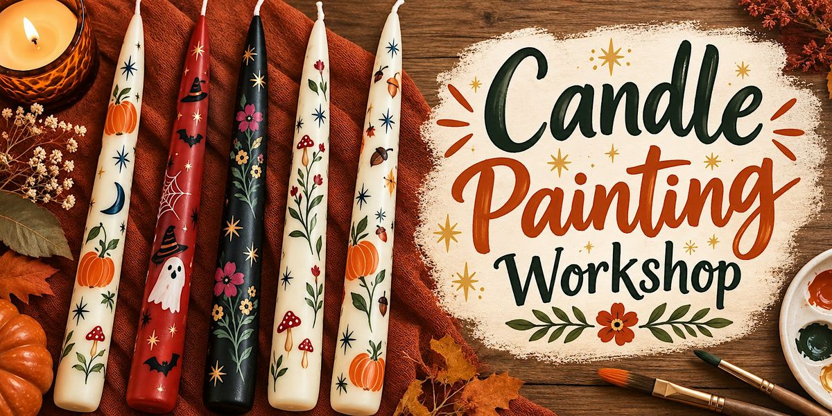 Spooky Candle Painting Workshop