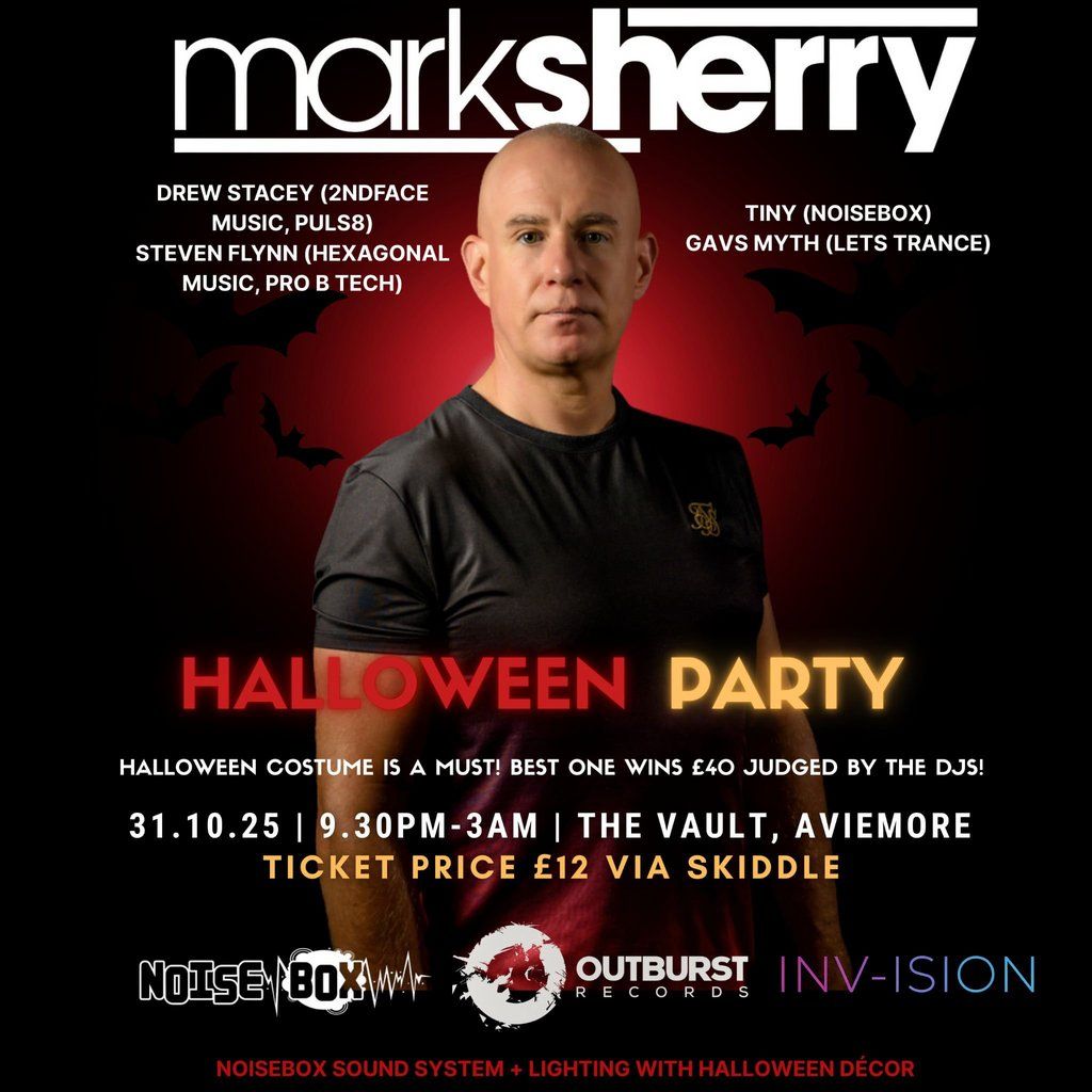 NOISEBOX - Mark Sherry, 31 October | Event in Aviemore | AllEvents