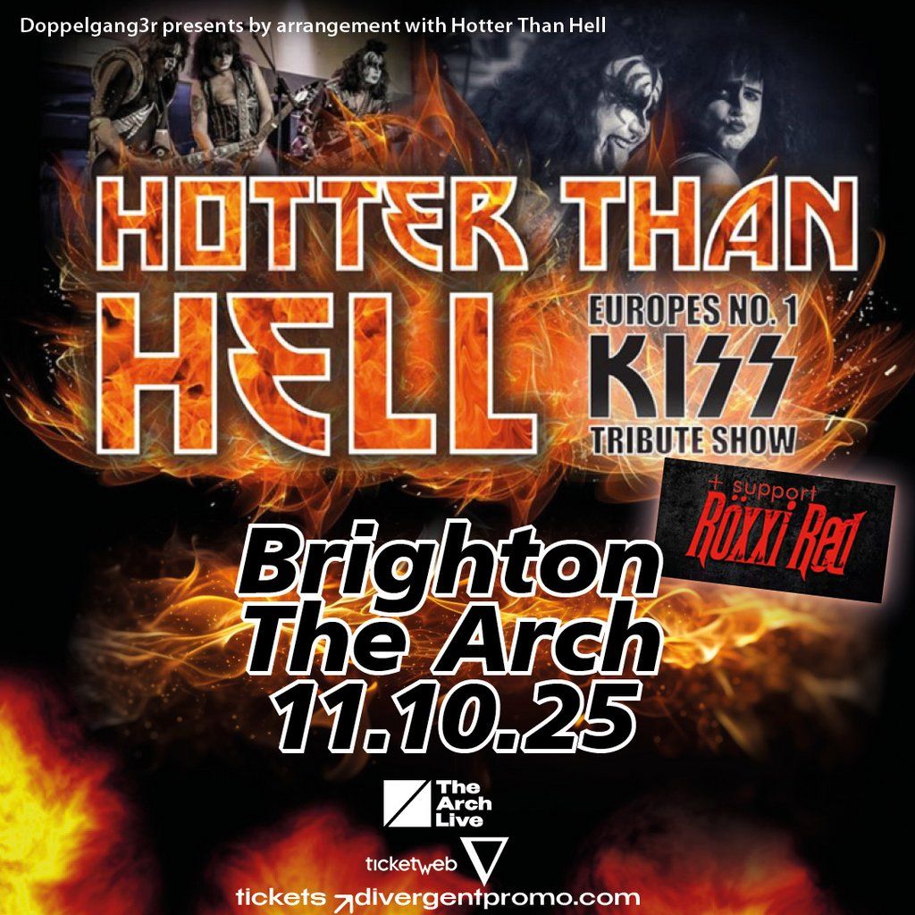 Hotter Than Hell + Roxxi Red, 11 October | Event in Brighton | AllEvents