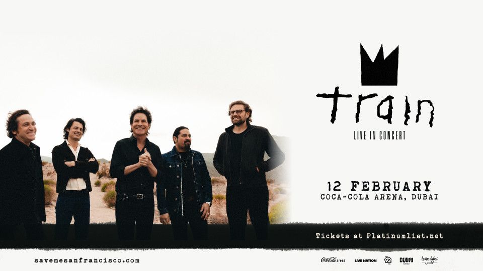 Train Live at Coca-Cola Arena in Dubai, 12 February | Event in Dubai | AllEvents