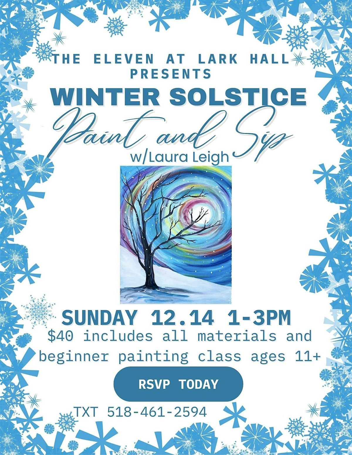 Winter Solstice Paint & Sip with Laura Leigh, 14 December | Event in Albany | AllEvents