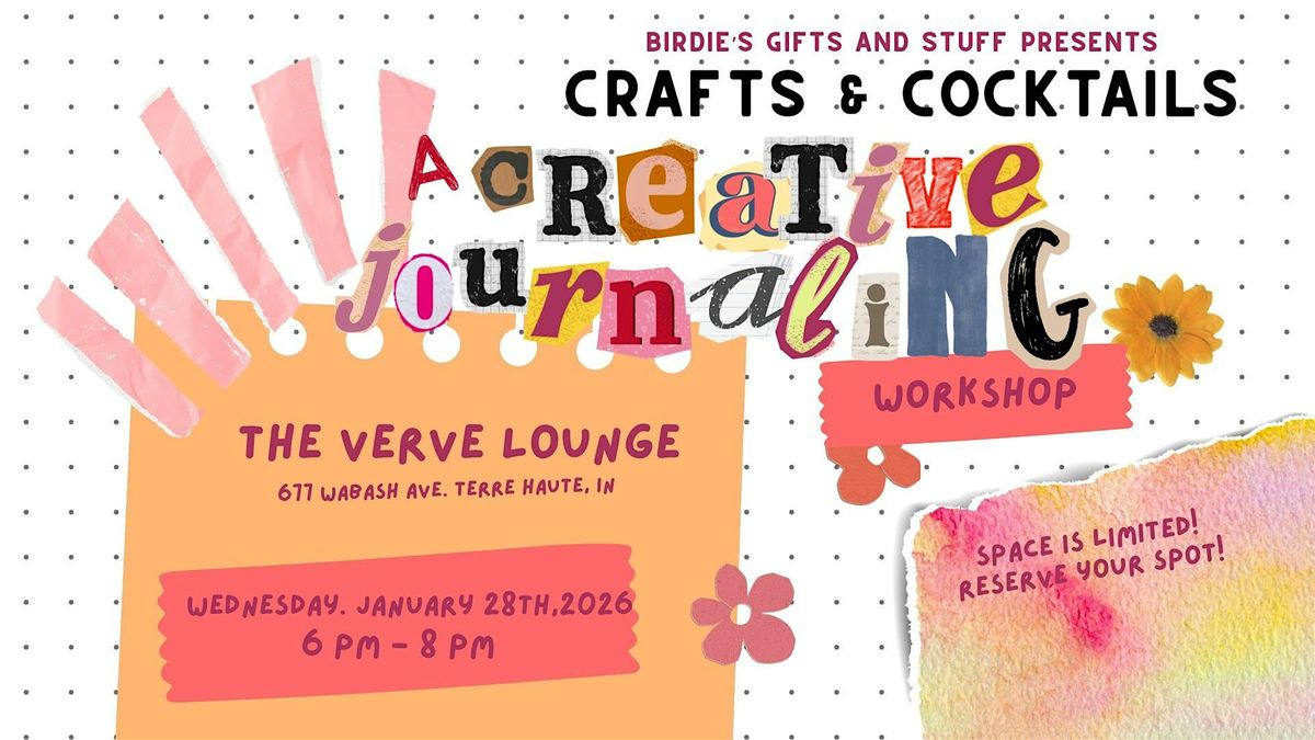 Craft + Cocktails: Creative Journaling