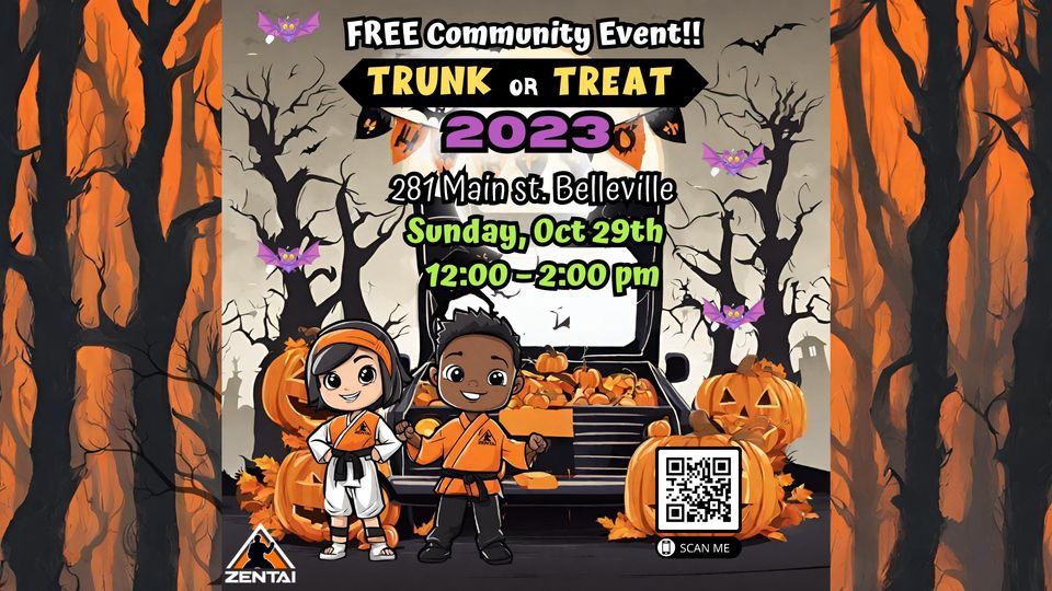 Trunk or Treat Free Community Event!, Zentai Martial Arts Belleville, October 29 2023