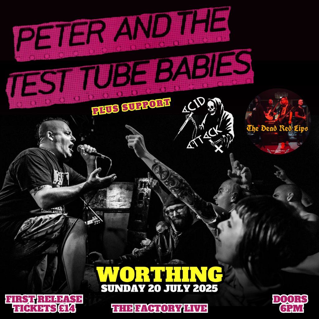Peter & The Test Babies, 20 July | Event in Worthing | AllEvents