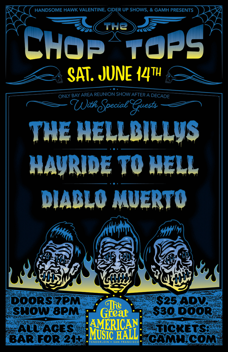 The Chop Tops at Great American Music Hall, 14 June | Event in San Francisco | AllEvents