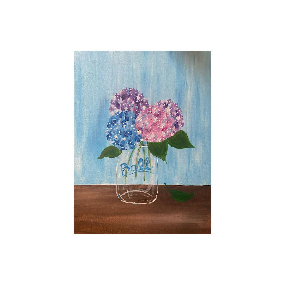 redBERRY - Hydrangeas - Public Paint Party, 5 February | Event in Troy | AllEvents