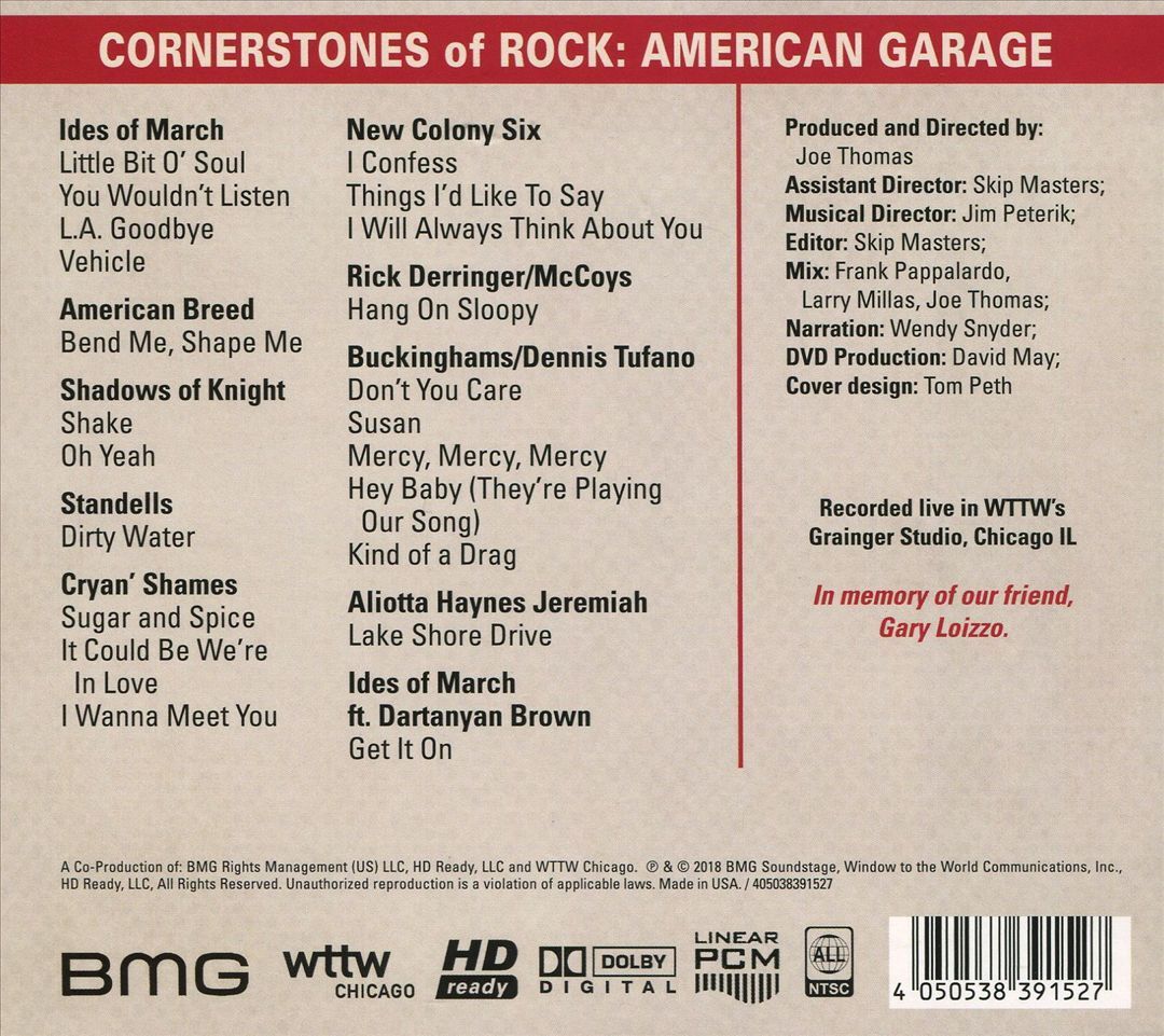 Cornerstones of Rock: American Garage, 28 November | Event in Des Plaines | AllEvents