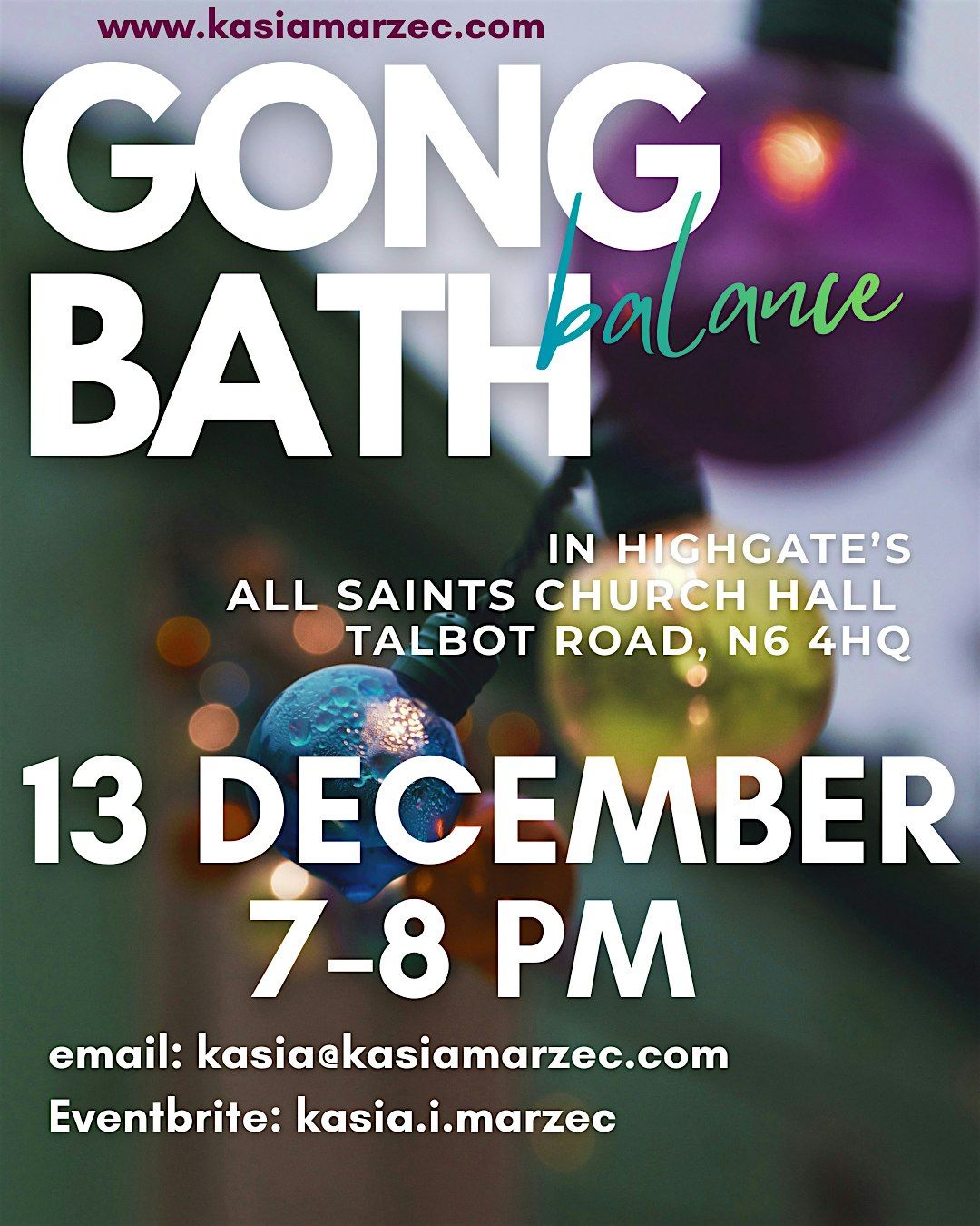 Gong Bath in Highgate's All Saints Church Hall, 13 December | Event in London | AllEvents