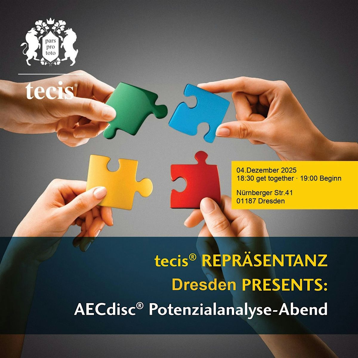 AECdisc®️ Potenzialanalyse-Workshop, 4 December | Event in Dresden | AllEvents