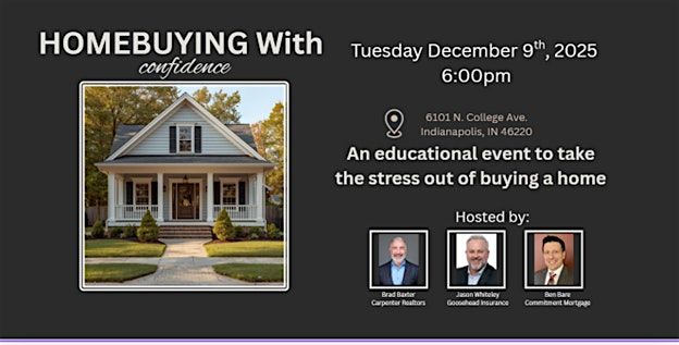 Homebuying With Confidence, 9 December | Event in Indianapolis | AllEvents