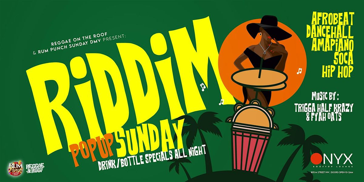 Riddim Pop-Up at Onyx, 30 November | Event in Washington | AllEvents