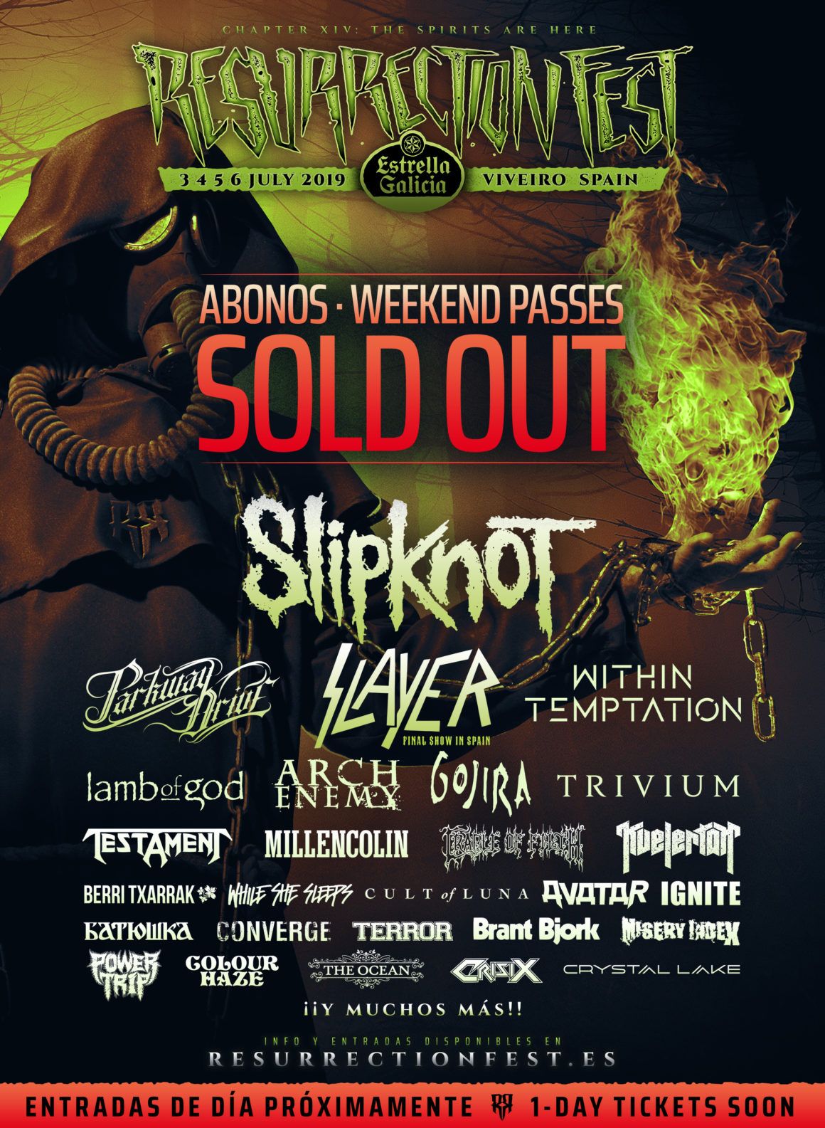 Resurrection Fest 2025 - 4-Day Pass - Slipknot and more Tickets, 25 June | Event in Viveiro | AllEvents