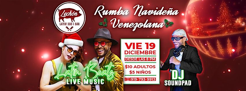 Rumba Navideña Venezolana, 19 December | Event in Raleigh | AllEvents