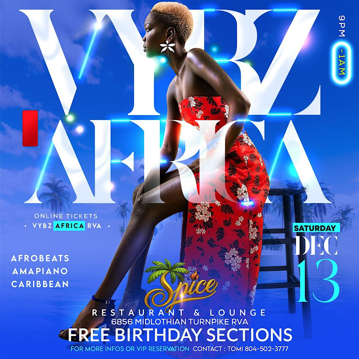 VYBZ AFRICA – Afrobeats • Amapiano • Caribbean Night, 13 December | Event in Richmond | AllEvents