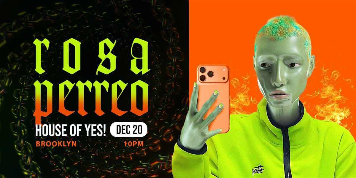 ROSA PERREO • MAIN ROOM TAKEOVER, 20 December | Event in Brooklyn | AllEvents