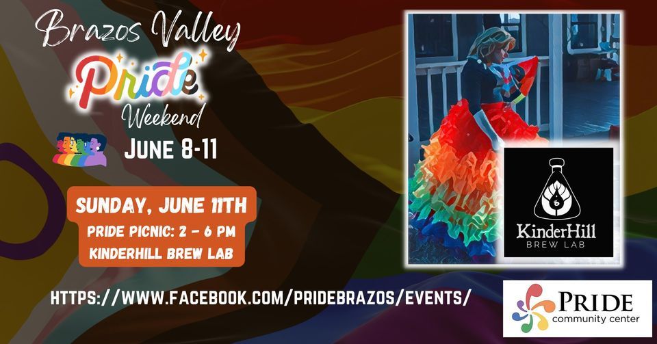 Brazos Valley Pride Weekend Pride Picnic, KinderHill Brew Lab, Bryan, 11 June 2023 AllEvents.in