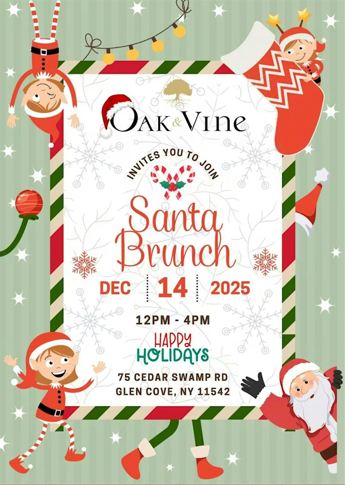Santa Brunch, 14 December | Event in Glen Cove | AllEvents